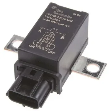 TE Connectivity Flange Mount Automotive Relay, 12V dc Coil Voltage, 190A Switching Current, SPST - V23130C2021A412 1-1414939-4 product image