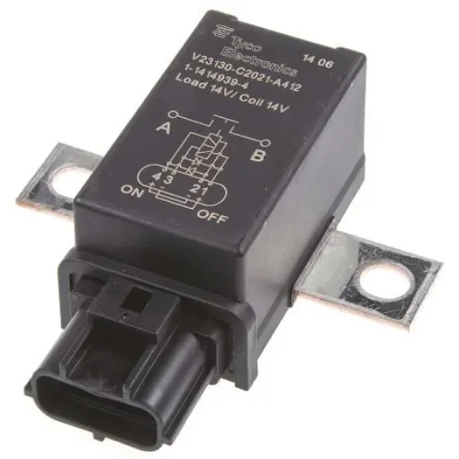TE Connectivity Flange Mount Automotive Relay, 12V dc Coil Voltage, 190A Switching Current, SPST - V23130C2021A412 1-1414939-4 product image