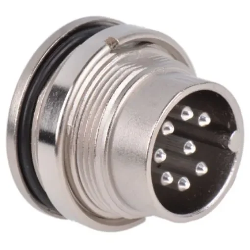 Amphenol Industrial, signalmate C091 8 Pole M16 Din Plug, 5.0A, 150.0 V IP67, Screw On, Panel Mount - C091 31C008 100 2 product image
