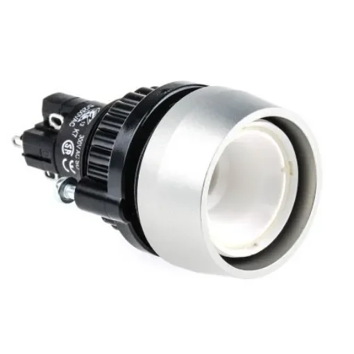EAO 14 Series Illuminated Push Button Switch, Momentary, Panel Mount, 22.5mm Cutout, SPDT, 250V ac, IP67 - 14-131.0252 + 704.600.1 product image