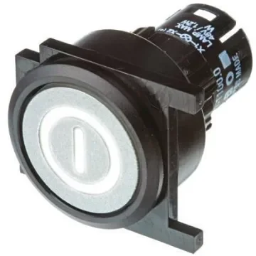 EAO Silver Momentary Push Button Head, IP65 - 61-1100.0, 61-9933.10, 61-9643.703 product image