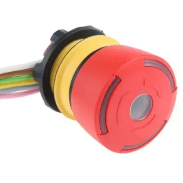 EAO 84 Series Twist Release Illuminated Emergency Stop Push Button, Panel Mount, 22.5mm Cutout, SPDT, IP65 - 84-5031.2B40 product image