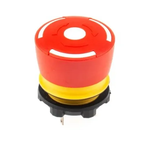EAO 84 Series Twist Release Emergency Stop Push Button, Panel Mount, 22.5mm Cutout, 2NC, IP65 - 84-5040.0020 product image