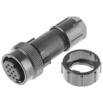 JAE Circular Connector, 10 Contacts, Cable Mount, Plug, Female, IP67, JN2 Series - JN2DS10SL1-R product image