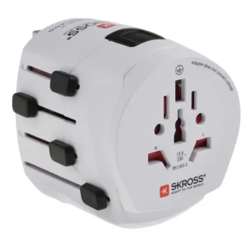SKROSS Australia, Europe, Italy, Switzerland, UK, USA to Australia, Italy, Switzerland, UK, US Travel Adapter, Rated At - 6910896 product image