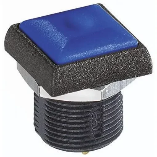 APEM Push Button Switch, Momentary, Panel Mount, 14.8mm Cutout, SPST, 250V ac, IP67 - IRC3S412 product image