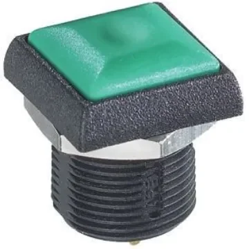 APEM Push Button Switch, Momentary, Panel Mount, 14.8mm Cutout, SPST, 250V ac, IP67 - IRC3S432 product image