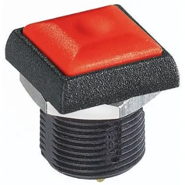 APEM Push Button Switch, Momentary, Panel Mount, 14.8mm Cutout, SPST, 250V ac, IP67 - IRC3S462 product image