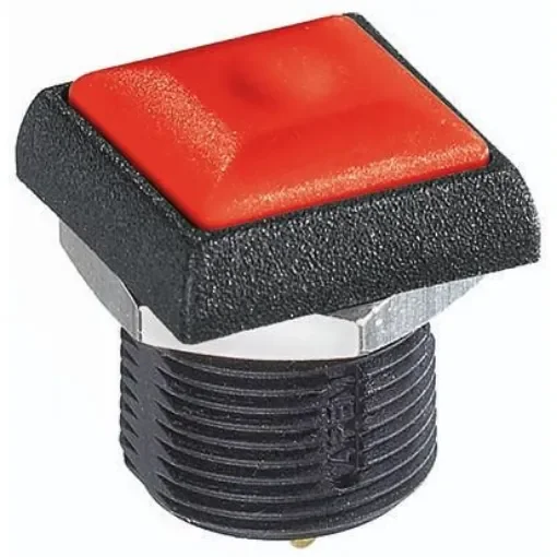 APEM Push Button Switch, Momentary, Panel Mount, 14.8mm Cutout, SPST, 250V ac, IP67 - IRC3S462 product image