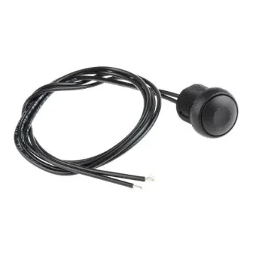 APEM Push Button Switch, Momentary, Panel Mount, 14.8mm Cutout, SPST, 250V ac, IP67 - IRR3F422 product image