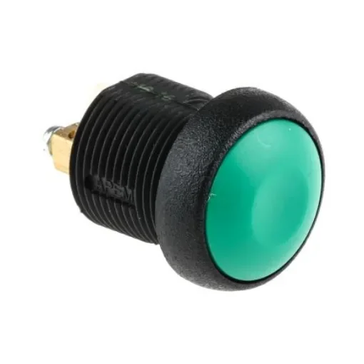 APEM Push Button Switch, Momentary, Panel Mount, 14.8mm Cutout, SPST, 250V ac, IP67 - IRR3V232 product image