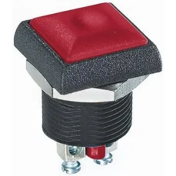 APEM Push Button Switch, Momentary, Panel Mount, 14.8mm Cutout, SPST, 250V ac, IP67 - IRC3V262 product image