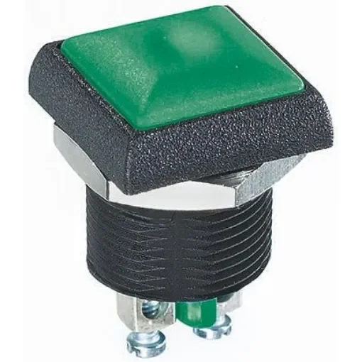 APEM Push Button Switch, Momentary, Panel Mount, 14.8mm Cutout, SPST, 250V ac, IP67 - IRC3V232 product image