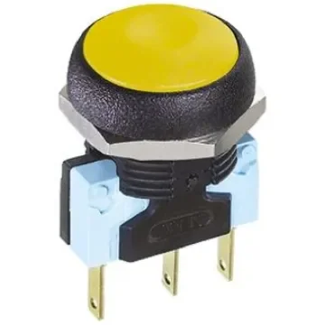 APEM Push Button Switch, Momentary, Panel Mount, 14.8mm Cutout, SPDT, 250V ac, IP67 - IRR7Z232 product image