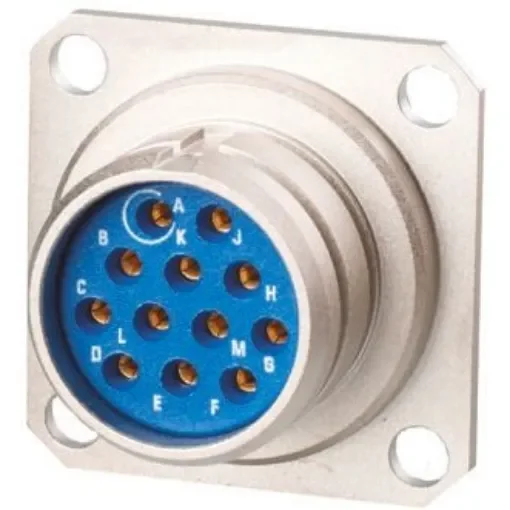 Amphenol Air LB Circular Connector, 5 Contacts, Panel Mount, Socket, Female, IP66, IP67, ECTA 133 Series - 1331 E 295 FZ product image
