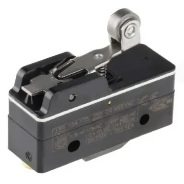 Honeywell BZ Series Roller Lever Limit Switch, SPDT, Plastic Housing, 250V ac Max, 15A Max - BZ-2RW82255-A2-S product image