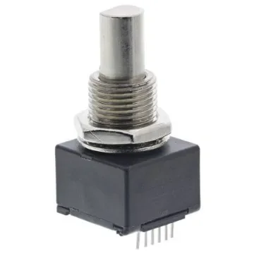 Bourns EM14 Series Optical Incremental Encoder, 8 ppr, Quadrature Signal, Solid Type, 1/4in Shaft - EM14A1D-C24-L008S product image