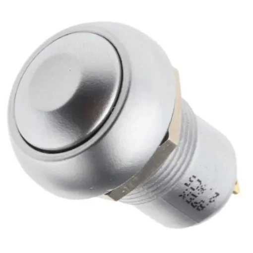 APEM Push Button Switch, Latching, Panel Mount, 12.9mm Cutout, SPST, 24V dc, IP67 - IPR1SAD0105 product image