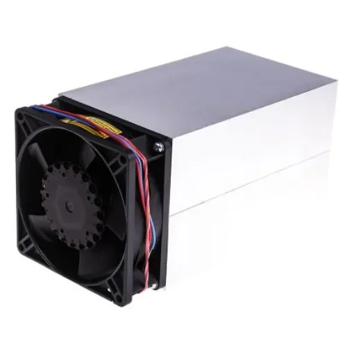 Fischer Elektronik Heatsink, Universal Rectangular Alu with fan, 0.13K/W, 150 x 92 x 93mm - LA 21 150   24 V product image