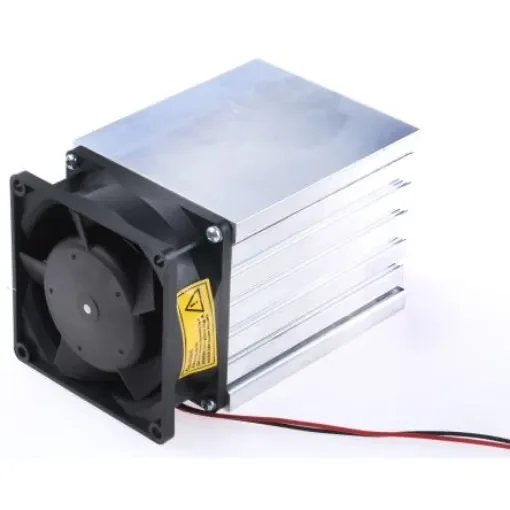 Fischer Elektronik Heatsink, Universal Rectangular Alu with fan, 0.22K/W, 100 x 80 x 83mm - LA 9  100   24 V product image