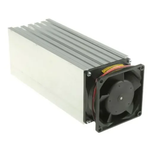 Fischer Elektronik Heatsink, Universal Rectangular Alu with fan, 0.15K/W, 200 x 80 x 83mm - LA 9  200   24 V product image