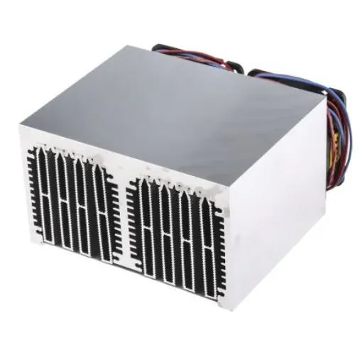 Fischer Elektronik Heatsink, Universal Rectangular Alu with fan, 0.12K/W, 100 x 125 x 74mm - LA 7  100  24 V product image