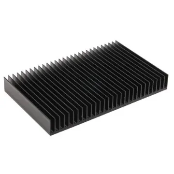 RS PRO Heatsink, Universal Rectangular Alu, 0.9K/W, 125 x 200 x 25mm - 6925087 product image