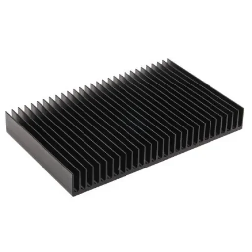 RS PRO Heatsink, Universal Rectangular Alu, 0.9K/W, 125 x 200 x 25mm - 6925087 product image