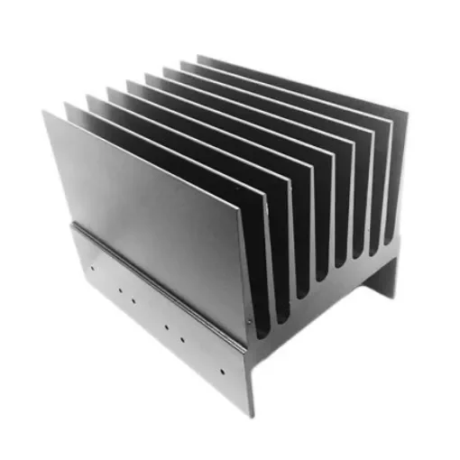 RS PRO Heatsink, Universal Rectangular Alu, 0.75K/W, 100 x 114.3 x 114.3mm - 6925100 product image