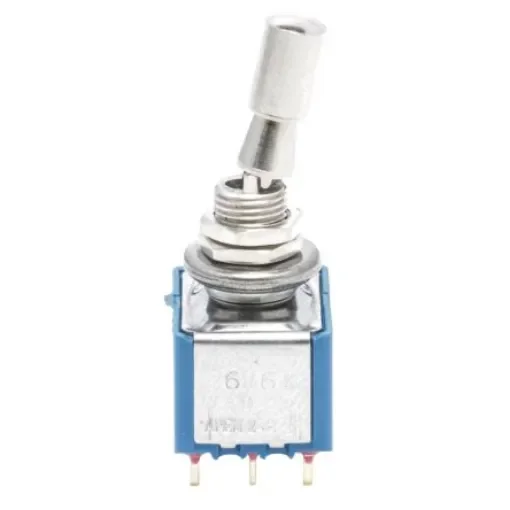 APEM Toggle Switch, Panel Mount, On-On, 3PDT, Solder Lug Terminal, 30V dc - 5656ADBK2V product image