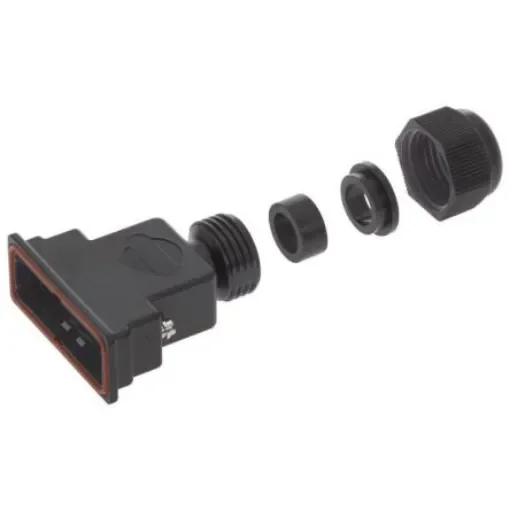 HARTING D-sub Waterproof Series Polymer D Sub Backshell, 25 Way - 09670250438 product image
