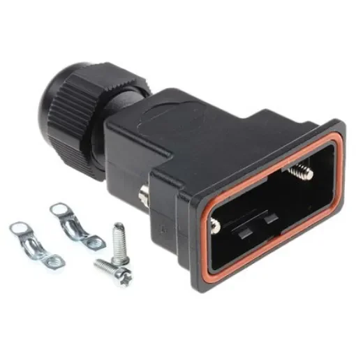 HARTING D-sub Waterproof Series Polymer D Sub Backshell, 9 Way - 09670090438 product image