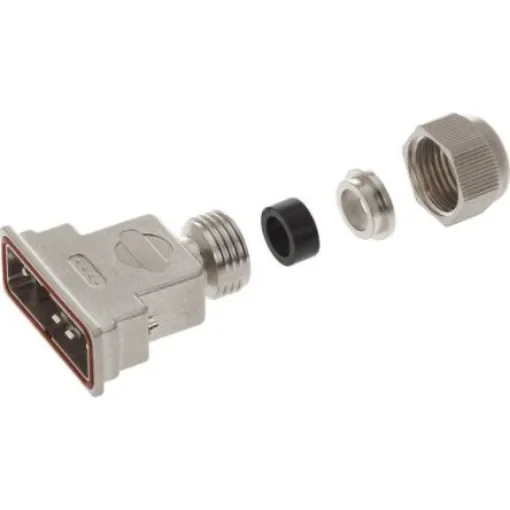 HARTING D-sub Waterproof Series Polymer D Sub Backshell, 15 Way - 09670150538 product image