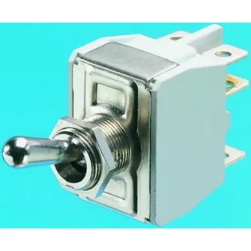 APEM Toggle Switch, Panel Mount, On-Off-(On), DPST, Solder Lug Terminal, 250V ac - 648H/2K product image