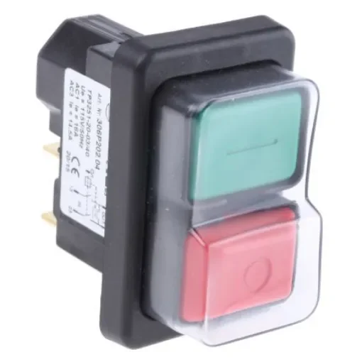 APEM 3000 Series Push Button Switch, Momentary, DPDT, IP65 - 306P202.04 product image