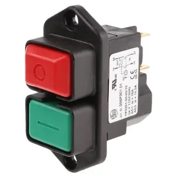 APEM 3000 Series Push Button Switch, Momentary, DPDT, IP54 - 306.301.01 product image