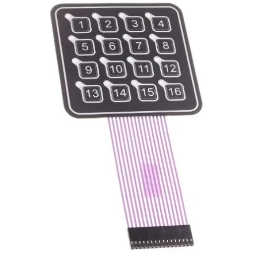 APEM 16 Key Illuminated Membrane Keypad - AC3561ILL product image