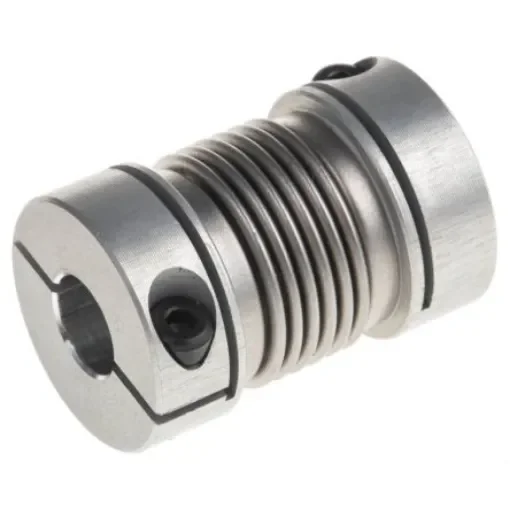 Huco Bellows Coupling, 16mm Outside Diameter, 6mm Bore, 23mm Length Coupler - 554.16.2222 product image