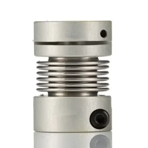 Huco Bellows Coupling, 16mm Outside Diameter, 5mm Bore, 23mm Length Coupler - 554.16.2020 product image