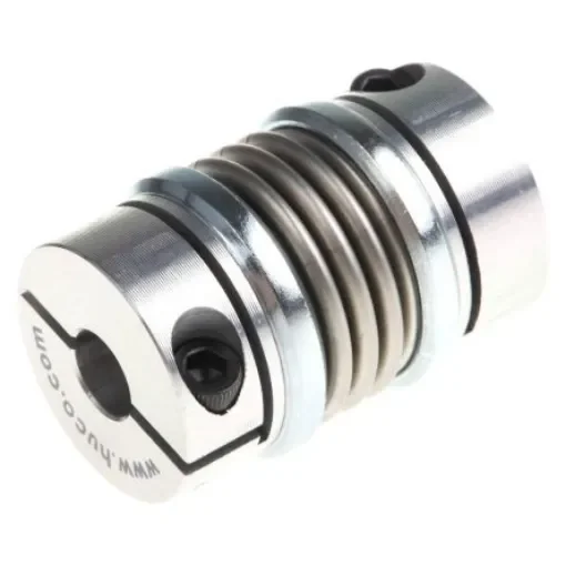 Huco Bellows Coupling, 20mm Outside Diameter, 6mm Bore, 31mm Length Coupler - 537.20.2222 product image
