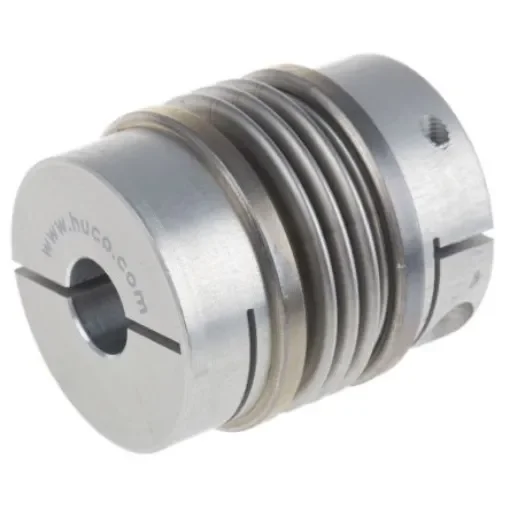Huco Bellows Coupling, 34mm Outside Diameter, 10mm Bore, 40mm Length Coupler - 536.34.3232 product image