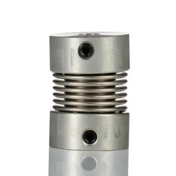 Huco Bellows Coupling, 16mm Outside Diameter, 4mm Bore, 21mm Length Coupler - 550.16.1818 product image