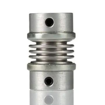 Huco Bellows Coupling, 20mm Outside Diameter, 5mm Bore, 31mm Length Coupler - 530.20.2020 product image