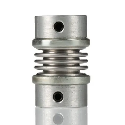 Huco Bellows Coupling, 20mm Outside Diameter, 5mm Bore, 31mm Length Coupler - 530.20.2020 product image