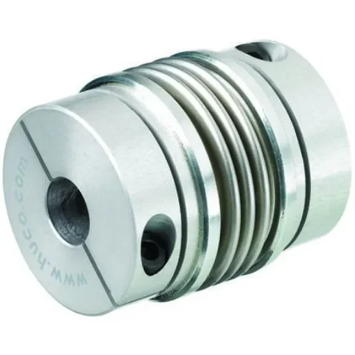 Huco Bellows Coupling, 26mm Outside Diameter, 6mm Bore, 37.5mm Length Coupler - 530.26.2222 product image
