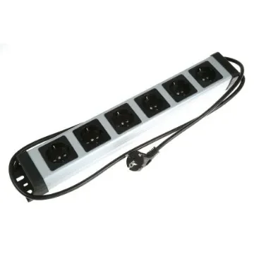 Kopp 1.4m 6 Socket Type F - German Schuko Extension Lead, 250 V ac - 226720018 product image