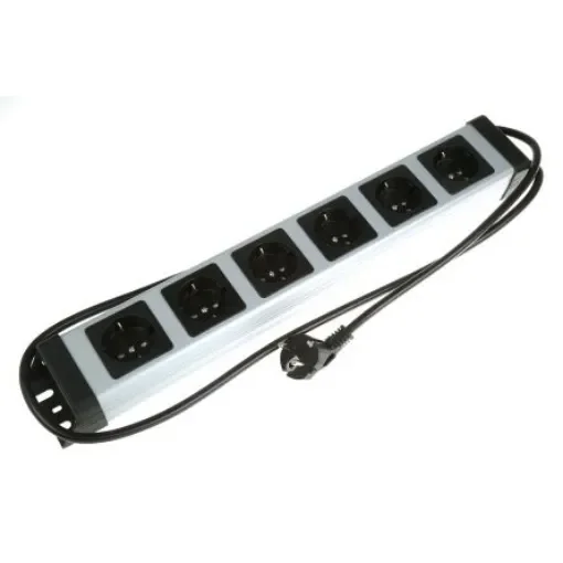 Kopp 1.4m 6 Socket Type F - German Schuko Extension Lead, 250 V ac - 226720018 product image