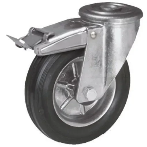LAG Swivel Castor Wheel, 60kg Capacity, 80mm Wheel - 12654  FR  FB product image