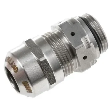 VentGLAND Series Metallic Stainless Steel Cable Gland, M20 Thread, 6mm min., 13mm max., IP68, IP69K - ESSVG 20 product image