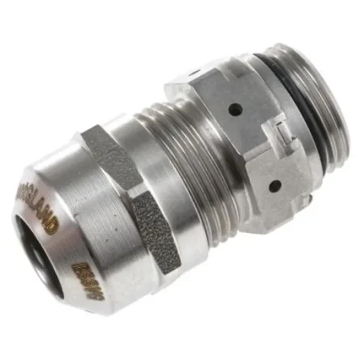 VentGLAND Series Metallic Stainless Steel Cable Gland, M20 Thread, 6mm min., 13mm max., IP68, IP69K - ESSVG 20 product image